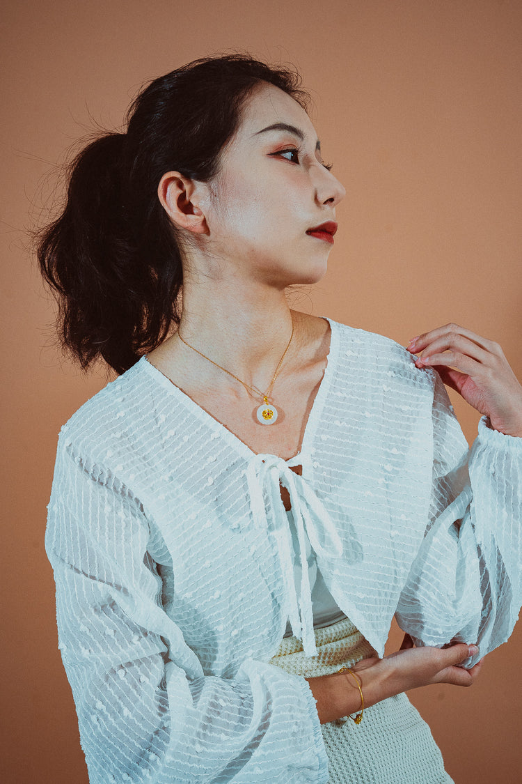 花語之韻|和田玉頸鏈