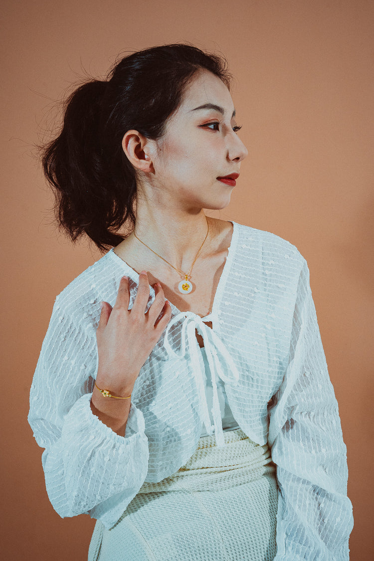 花語之韻|和田玉頸鏈