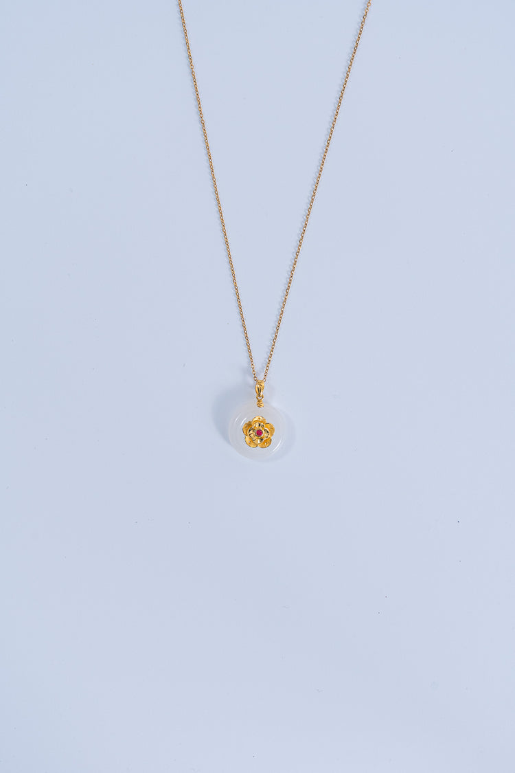 花語之韻|和田玉頸鏈