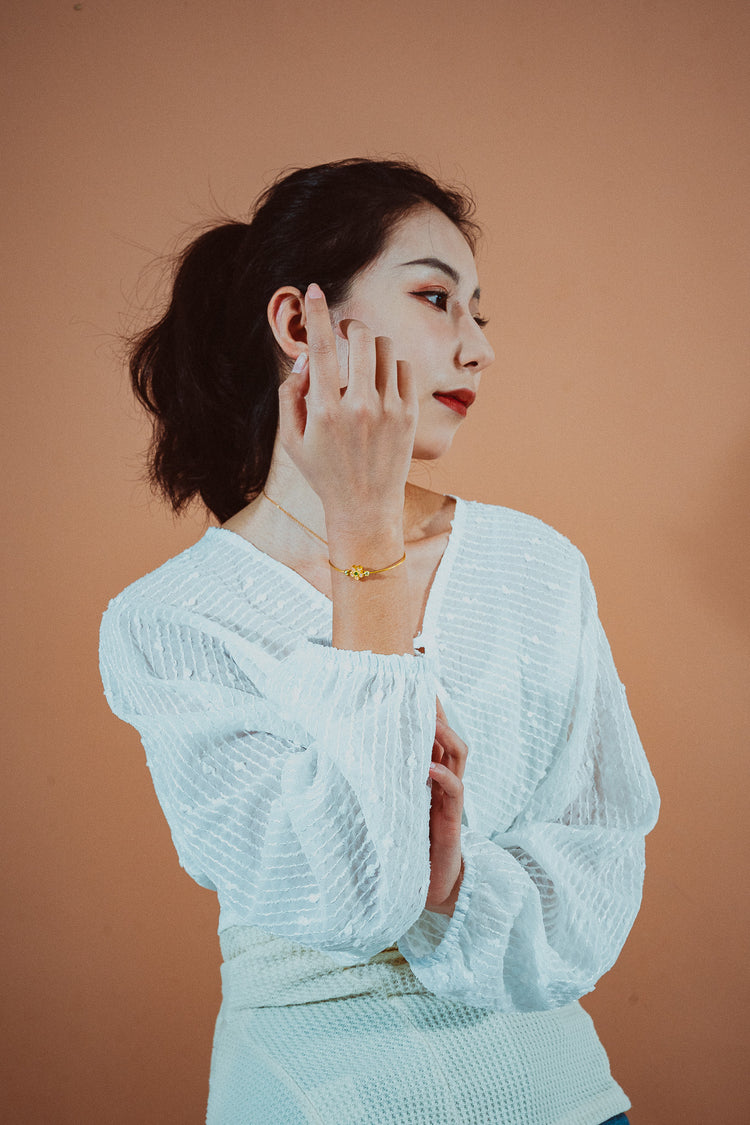 雲花|和田玉手鏈