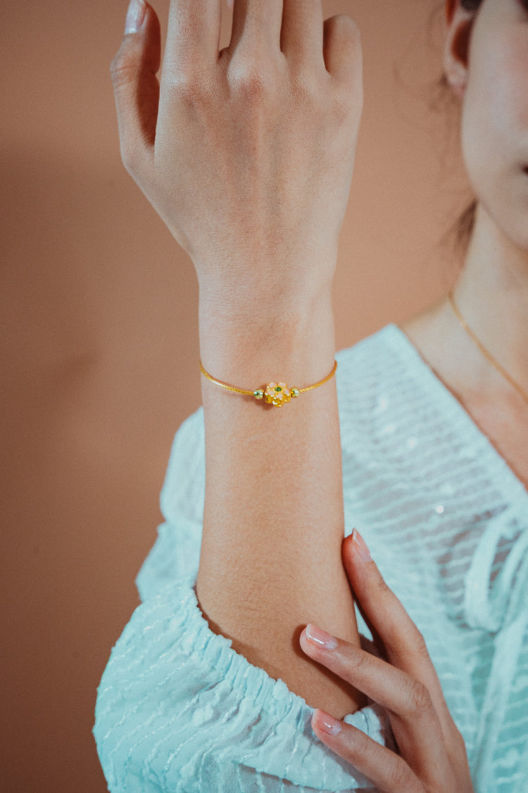 雲花|和田玉手鏈