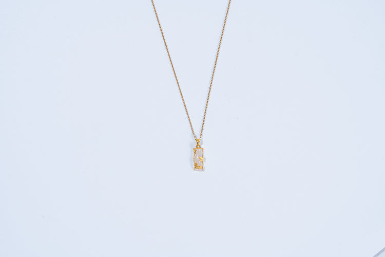 翠竹清風|和田玉頸鏈