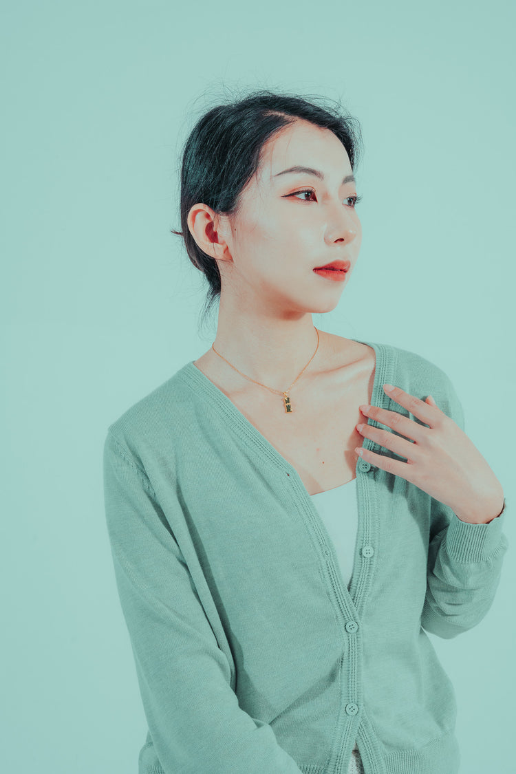 竹韻之舞|和田玉頸鏈