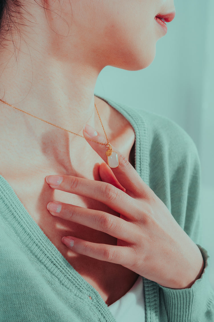 自然之語|和田玉頸鏈