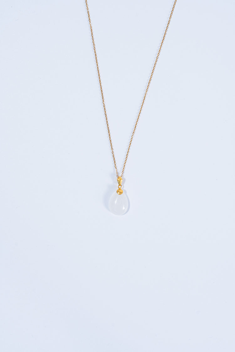 初竹綻放|和田玉頸鏈