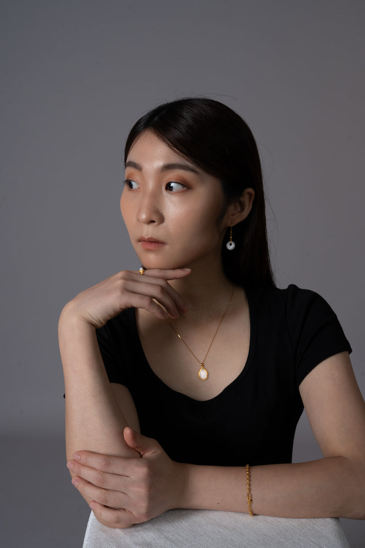 靜水流深|和田玉頸鏈