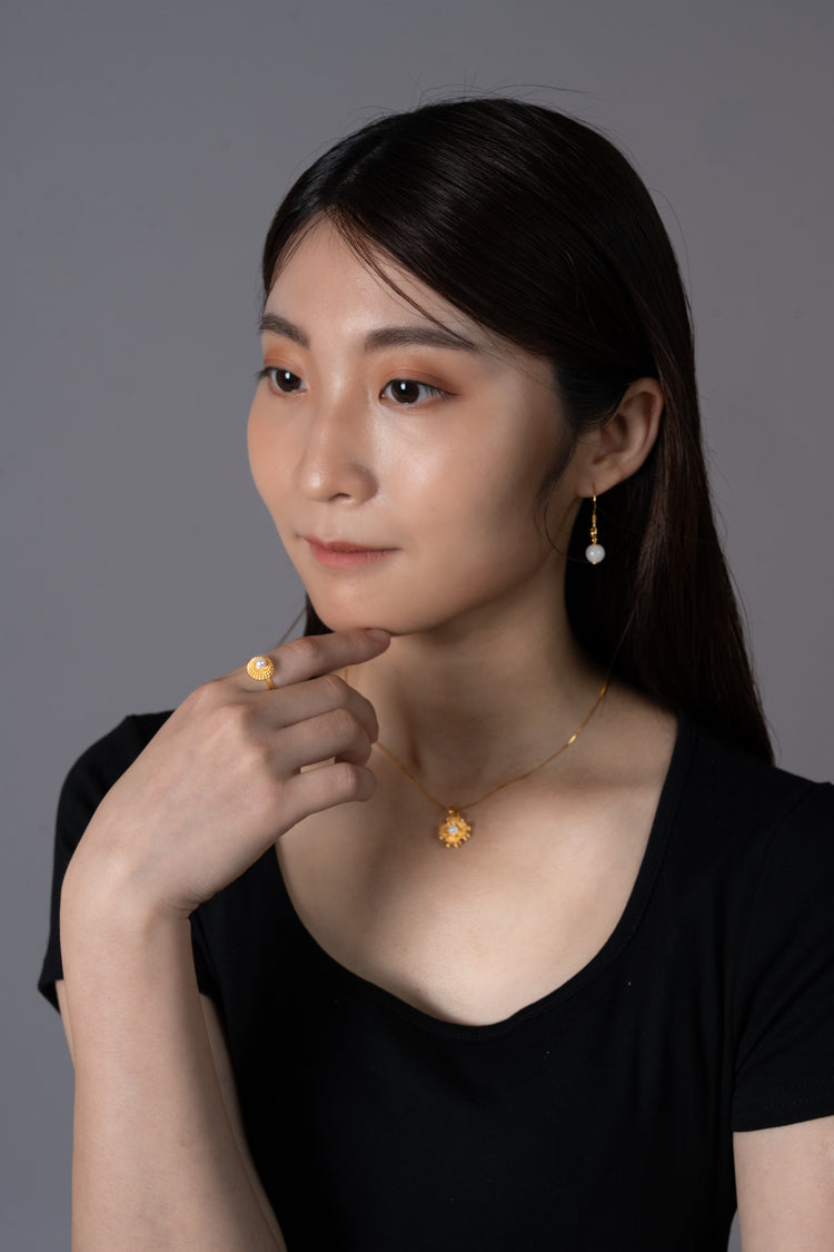 幸運留白|珍珠頸鏈