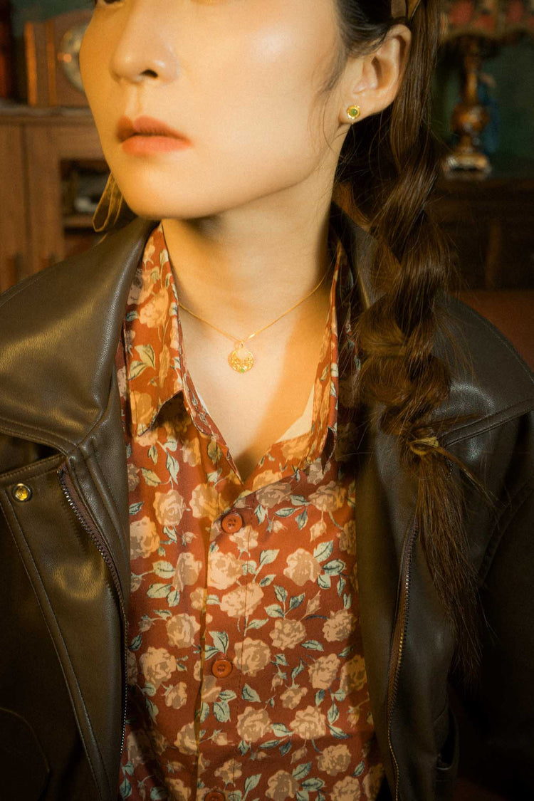 鏡花水月|和田玉項鍊