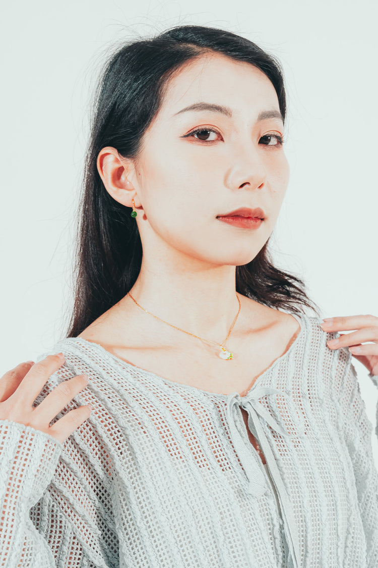 羽痕|和田玉頸鏈