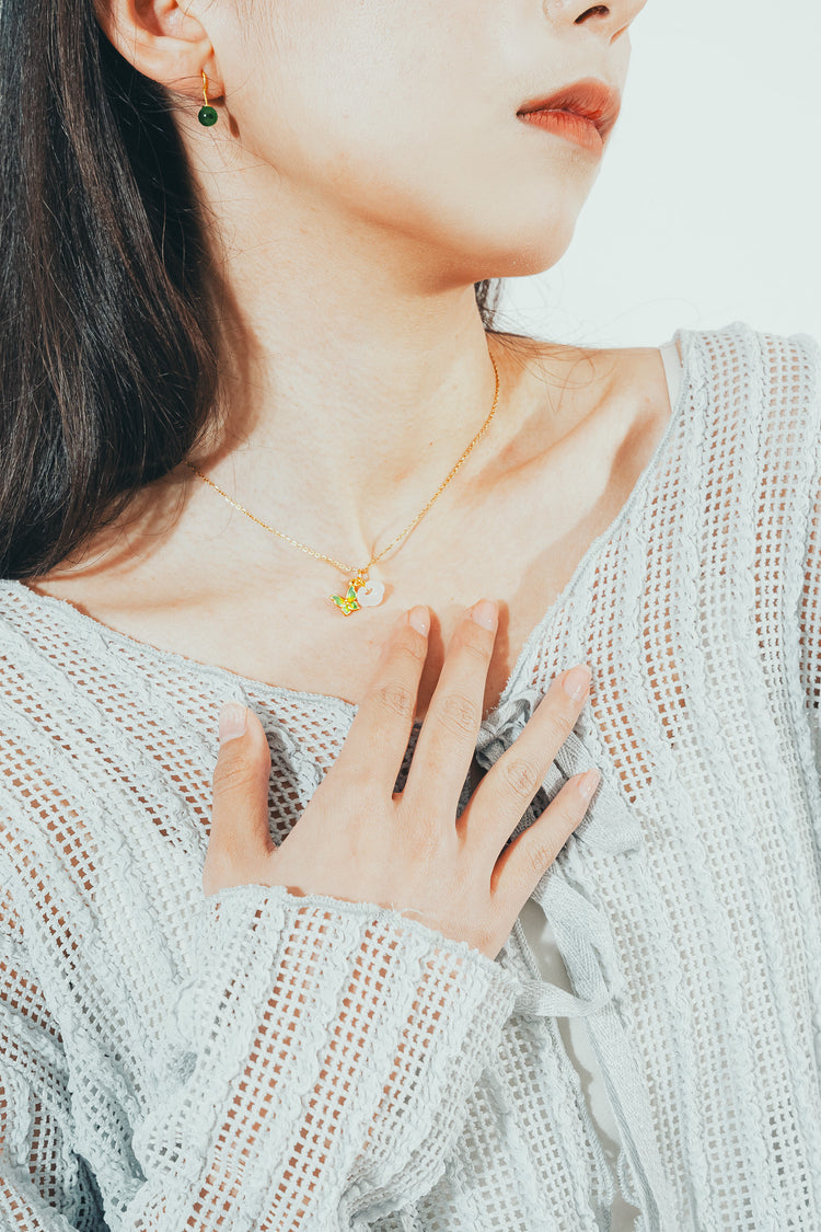 羽痕|和田玉頸鏈