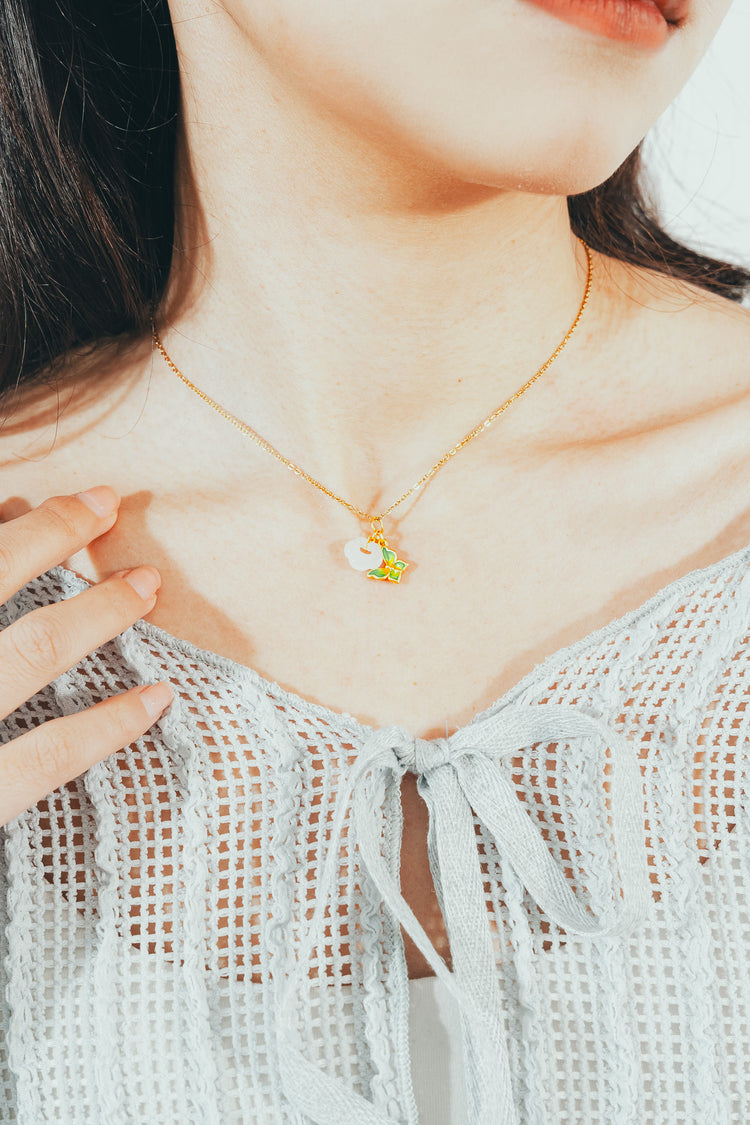 羽痕|和田玉頸鏈