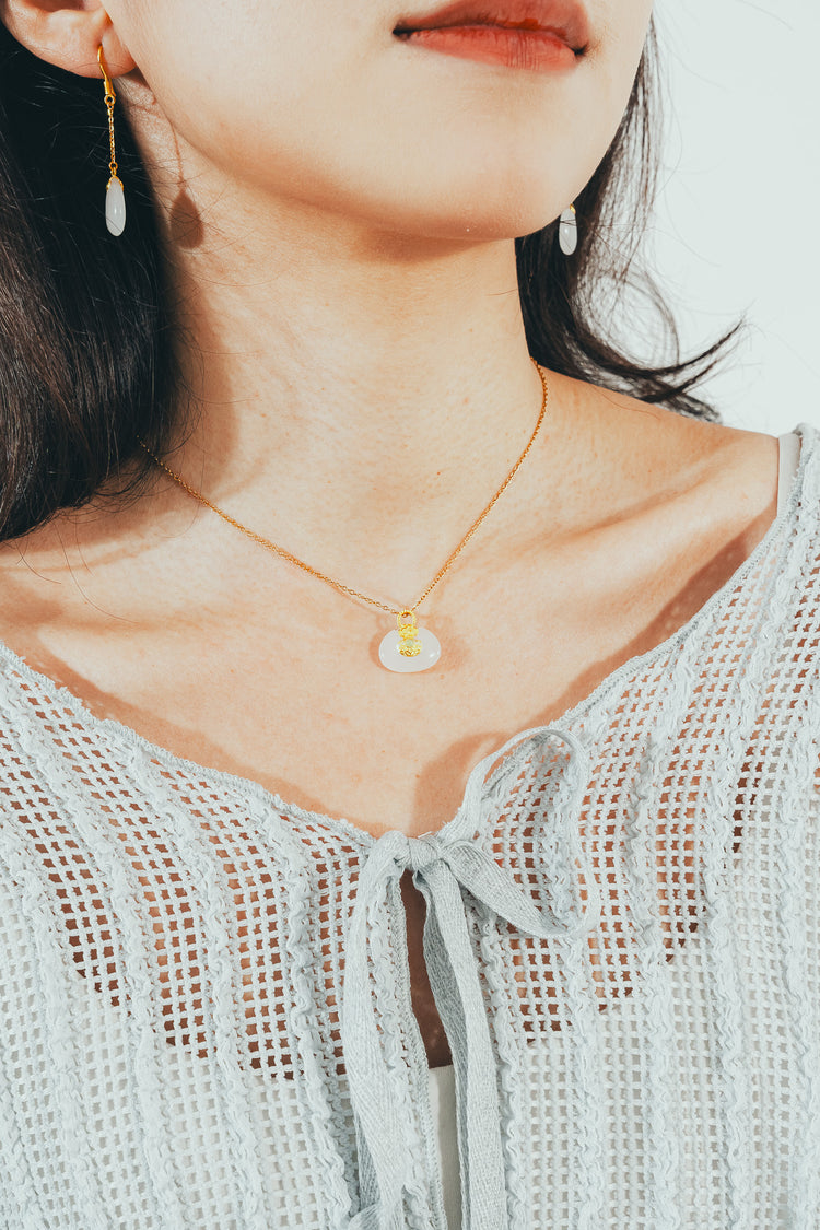 凌風|和田玉頸鏈