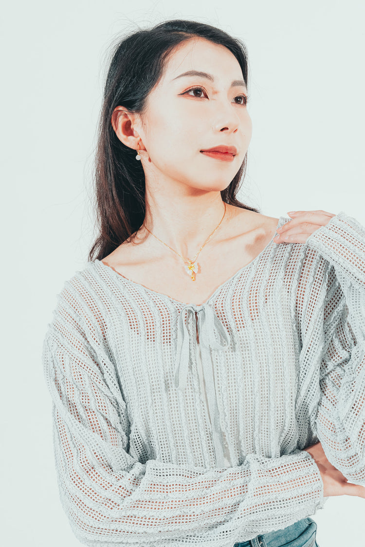 夢語|和田玉耳環