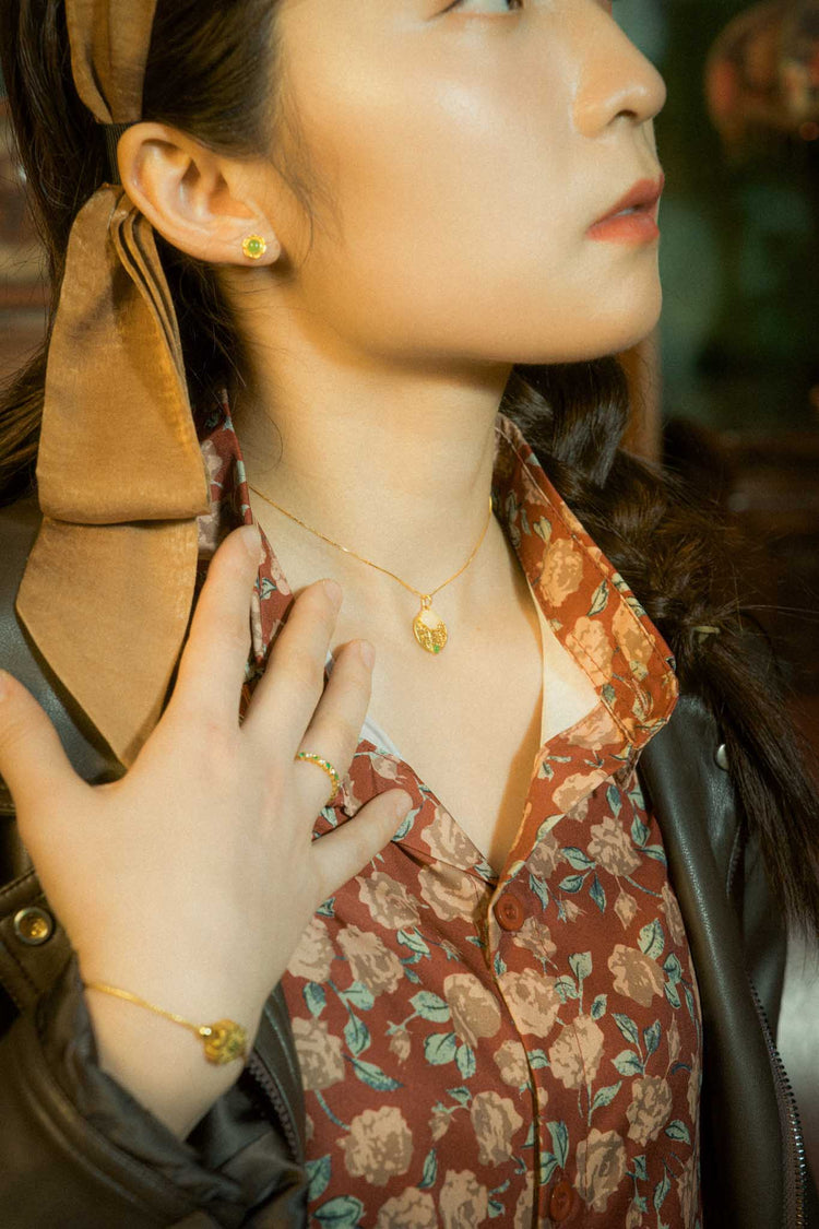 鏡花水月｜和田玉項鍊